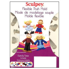 Sculpey Push Mold  -  Family Time